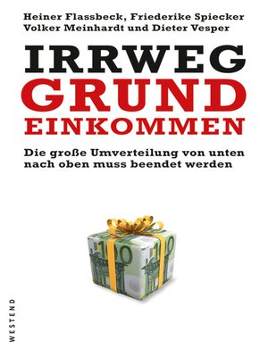 cover image of Irrweg Grundeinkommen